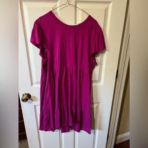 Time and Tru Pink Ruffle Dress